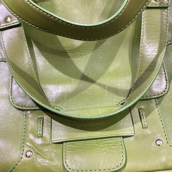 Kate spade EUC green purse with matching wallet - Picture 4 of 9